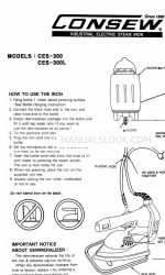 Consew CES-300L Manual