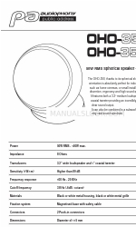 audiophony OHO-350w Manuale di avvio rapido