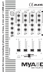 audiophony MYA5D Benutzerhandbuch