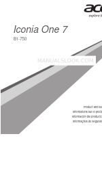 Acer B1-750 Información sobre el producto y su seguridad