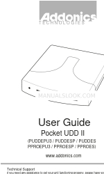 Addonics Technologies Pocket UDD II Benutzerhandbuch