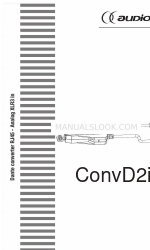 Audiophony PA ConvD2in Panduan Pengguna