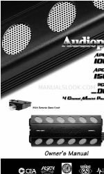 Audiopipe APCL-1004 Owner's Manual