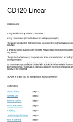 Consonance CD120 Linear Panduan Pengguna