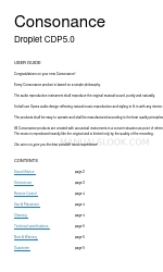 Consonance Droplet CDP5.0 Manual del usuario