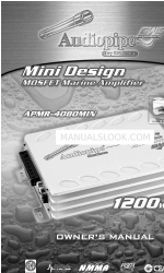 Audiopipe APMR-4080MIN Owner's Manual