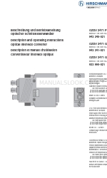 Belden Hirschmann OZDV 2471 G 설명 및 작동 지침