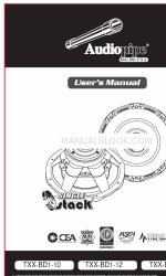 Audiopipe TXX-BD1-10 Manuel de l'utilisateur