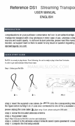 Consonance Reference DS1 Manual del usuario