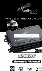 Audiopipe APSM-2125 Owner's Manual