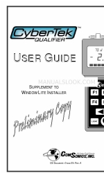 Consonics CyberTek Qualifier Panduan Pengguna