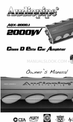 Audiopipe AQX-2000.I Owner's Manual