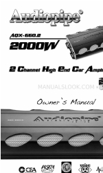 Audiopipe AQX-660.2 Owner's Manual