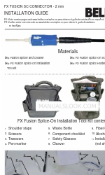 Belden FX FUSION SC CONNECTOR Installation Manual