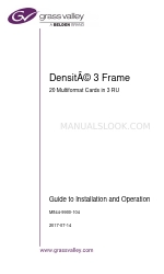 Belden Grass Valley Densite 3 Frame Manual Untuk Instalasi dan Pengoperasian