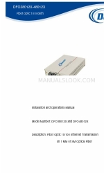 Dante DFO38012X Installations- und Betriebshandbuch