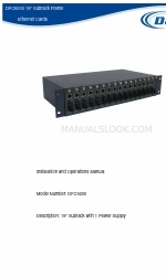 Dante DFC9200 Series Посібник з монтажу та експлуатації