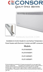 Consort PLSTI050EWIFI Manual de instalação e controlo