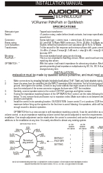 Audioplex VCRunner Installatiehandleiding