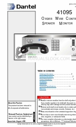 Dantel B13-41095-10 Installatie- en bedieningshandleiding