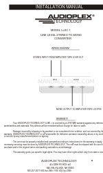 Audioplex LLSC-1 インストレーション・マニュアル