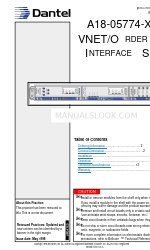 Dantel A18-05774-01 Installation & Operation Manual