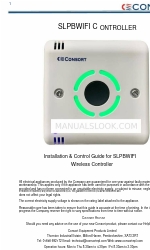 Consort SLPBWIFI Manual de instalação e controlo