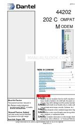 Dantel 44202 Installation & Operation Manual