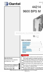 Dantel 44214 Installation & Operation Manual