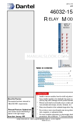 Dantel 46032-15 Handbuch für Installation und Betrieb