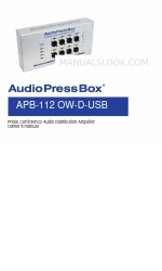 AudioPressBox APB-112 OW-D-USB Panduan Pemilik