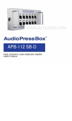 AudioPressBox APB-112 SB-D Panduan Pemilik