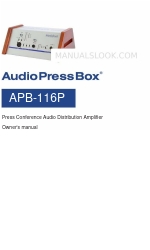 AudioPressBox APB-116P Panduan Pemilik