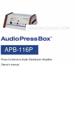 AudioPressBox APB-116P Panduan Pemilik