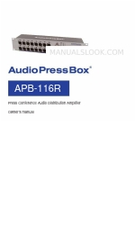 AudioPressBox APB-116R Посібник користувача