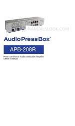 AudioPressBox APB-208R Instrukcja obsługi