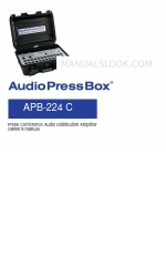 AudioPressBox APB-224 C オーナーズマニュアル