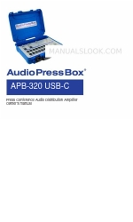 AudioPressBox APB-320 USB-C 소유자 매뉴얼