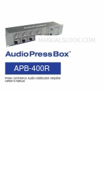 AudioPressBox APB-400R Kullanıcı El Kitabı