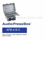 AudioPressBox APB-416 C Kullanıcı El Kitabı