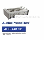 AudioPressBox APB-448 SB 소유자 매뉴얼