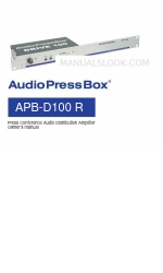 AudioPressBox APB-D100 R Kullanıcı El Kitabı