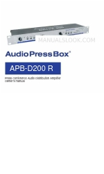 AudioPressBox APB-D200 R Manuel du propriétaire