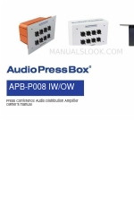 AudioPressBox APB-P008 IW Manual do Proprietário