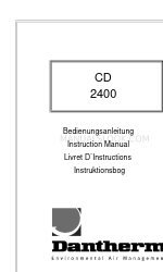 Dantherm CD 2400 Gebruiksaanwijzing