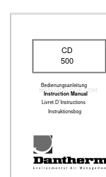 Dantherm CD 500 Instrukcja obsługi