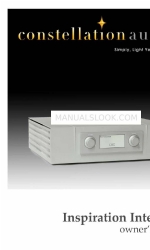 Constellation audio Inspiration INTEGRATED 1.0 Manual del usuario