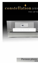 Constellation audio PERSEUS Owner's Manual