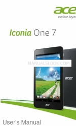 Acer Iconia One 7 Manuale d'uso