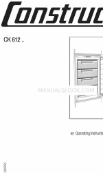 CONSTRUCTA CK 612 Series Руководство по эксплуатации